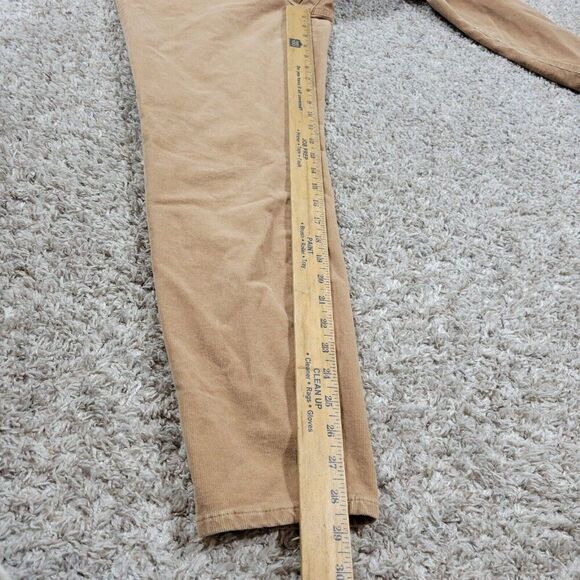 Talbots Pants Womens 12 Brown Corduroy High Waist Ankle Jegging - Picture 5 of 8